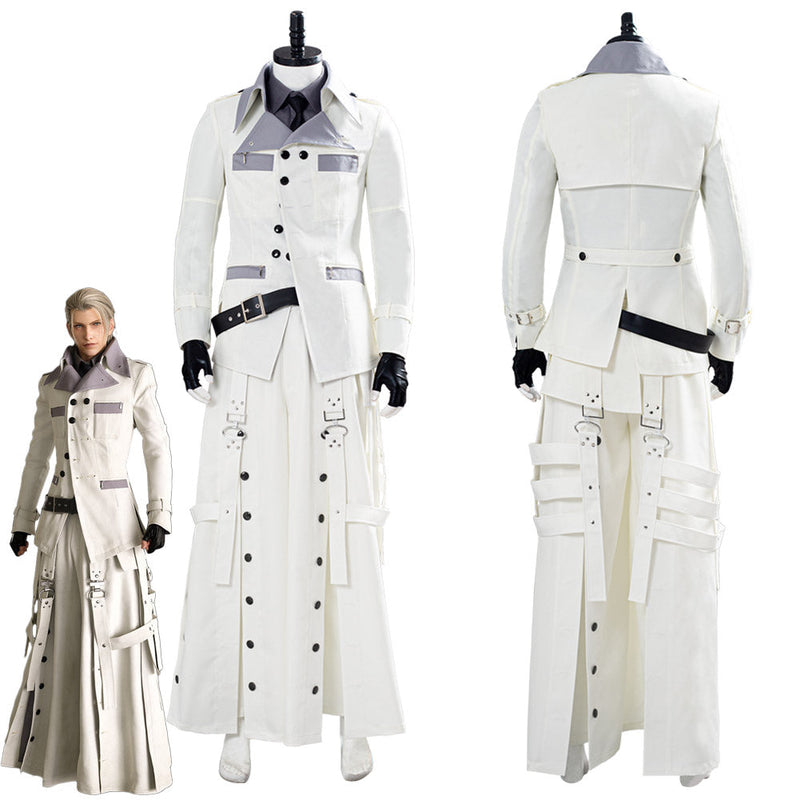 Final Fantasy VII Remake Rufus Shinra Halloween Shirt Coat Trousers Outfit Cosplay Costume