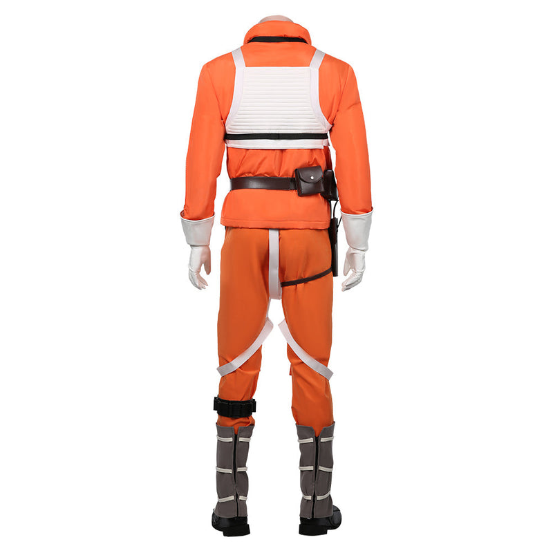 Star Wars Luke Skywalker Pilot Jumpsuit Halloween Carnival Suit Cosplay Costume