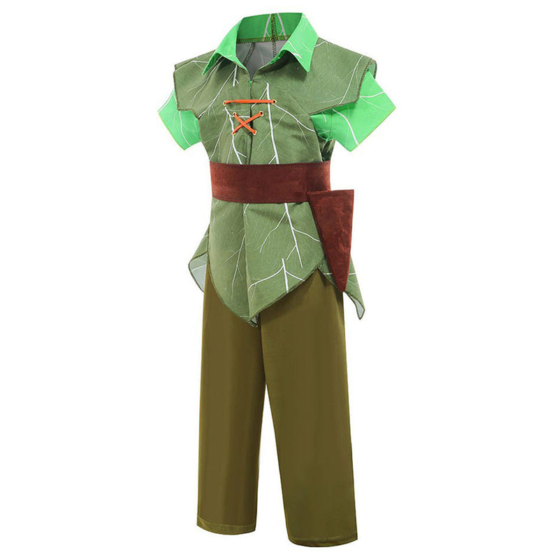 Kids Children Peter Pan Cosplay Costume Outfits Halloween Carnival Suit