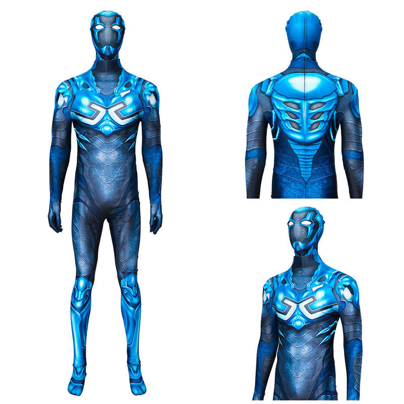 Blue Beetle Cosplay Costume Jumpsuit Outfits Halloween Carnival Party Suit