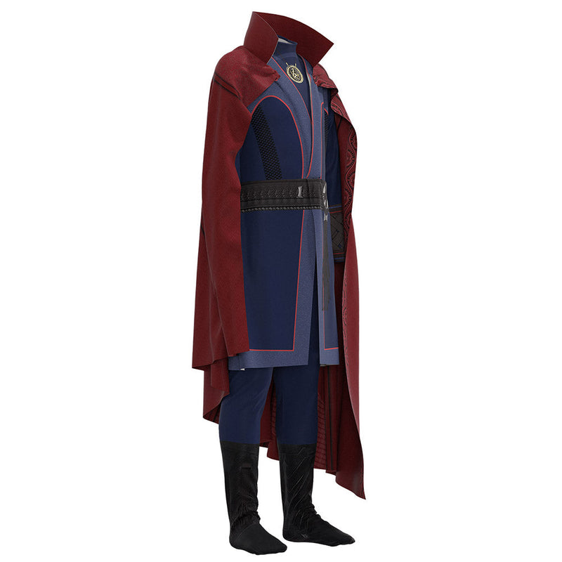 Kids Doctor Strange in the Multiverse of Madness Stephen Strange Cosplay Costume Jumpsuit Cloak Outfits