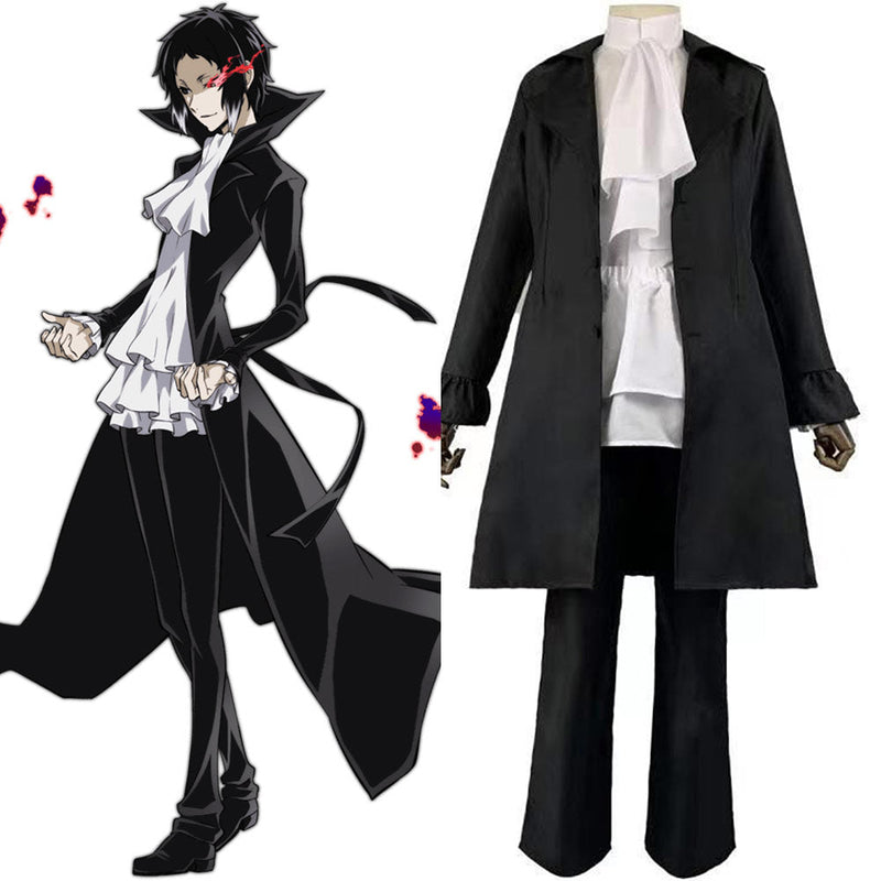 Bungo Stray Dogs Ryunosuke Akutagawa  Cosplay Costume Outfits Halloween Carnival Suit