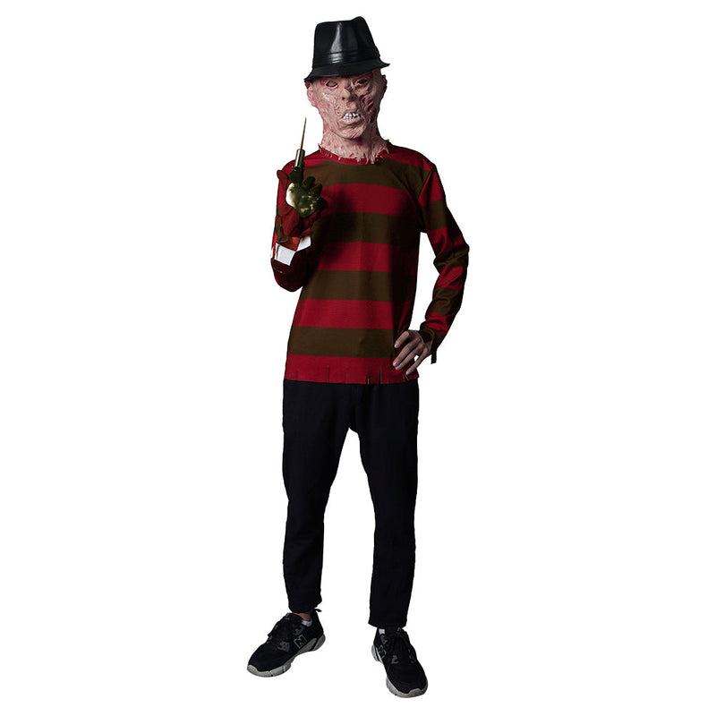 A Nightmare on Elm Street-Munker Street Freddie Kruger Top Shirt Cosplay Costume