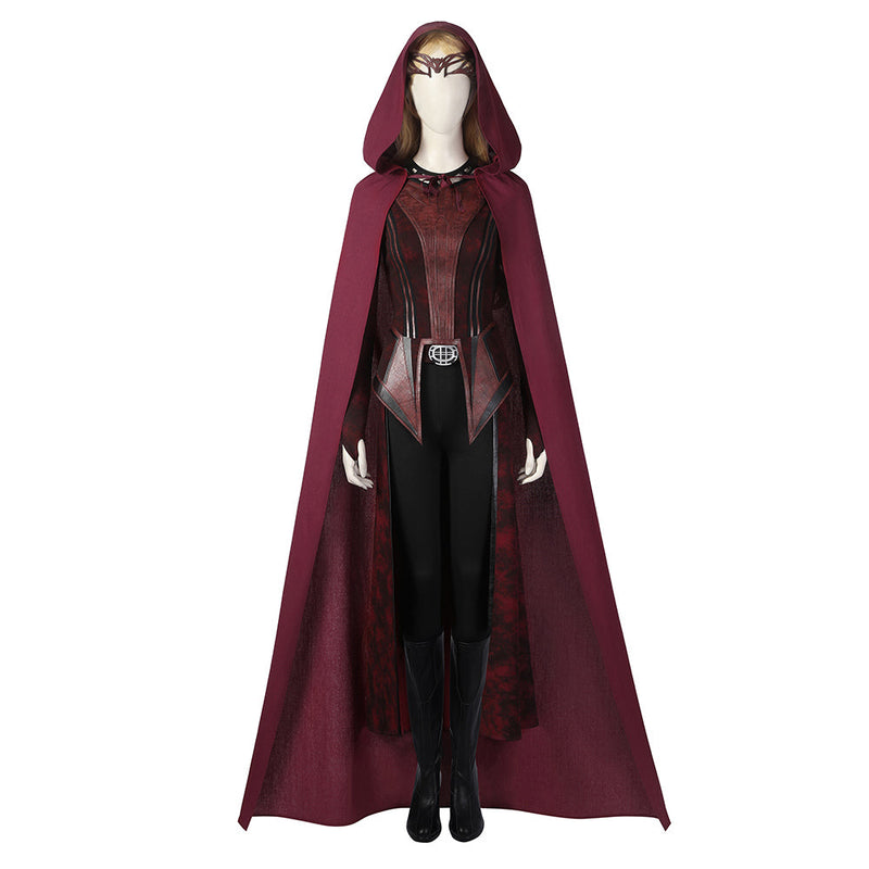 Doctor Strange in the Multiverse of Madness - Scarlet Witch Wanda Cosplay Costumes Cloak Outfits