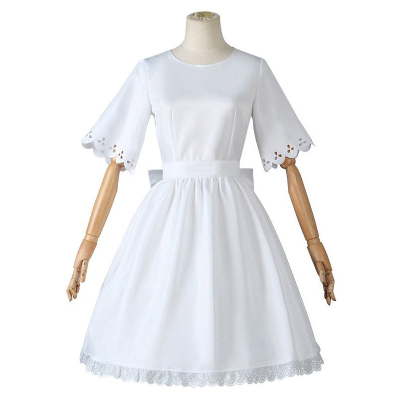 Spy Family Anya Forger Cosplay Costume White Dress Halloween Carnival Suit