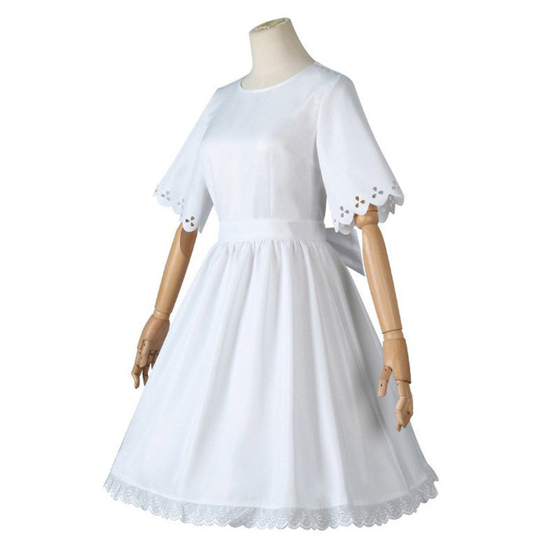 Spy Family Anya Forger Cosplay Costume White Dress Halloween Carnival Suit