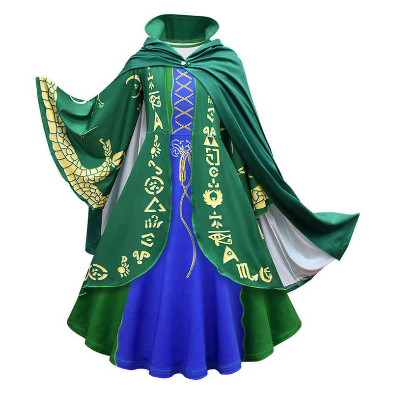 Hocus Pocus Winifred Sanderson Cosplay Costume Dress Halloween Carnival Suit