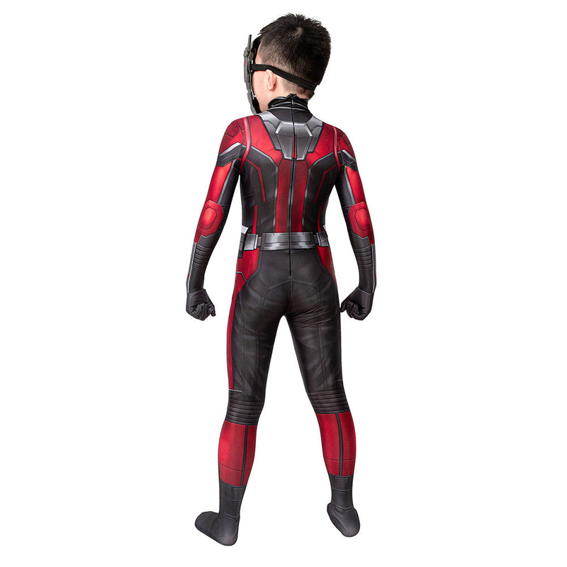 Kids Ant-Man Cosplay Costume Jumpsuit Outfits Halloween Carnival Suit