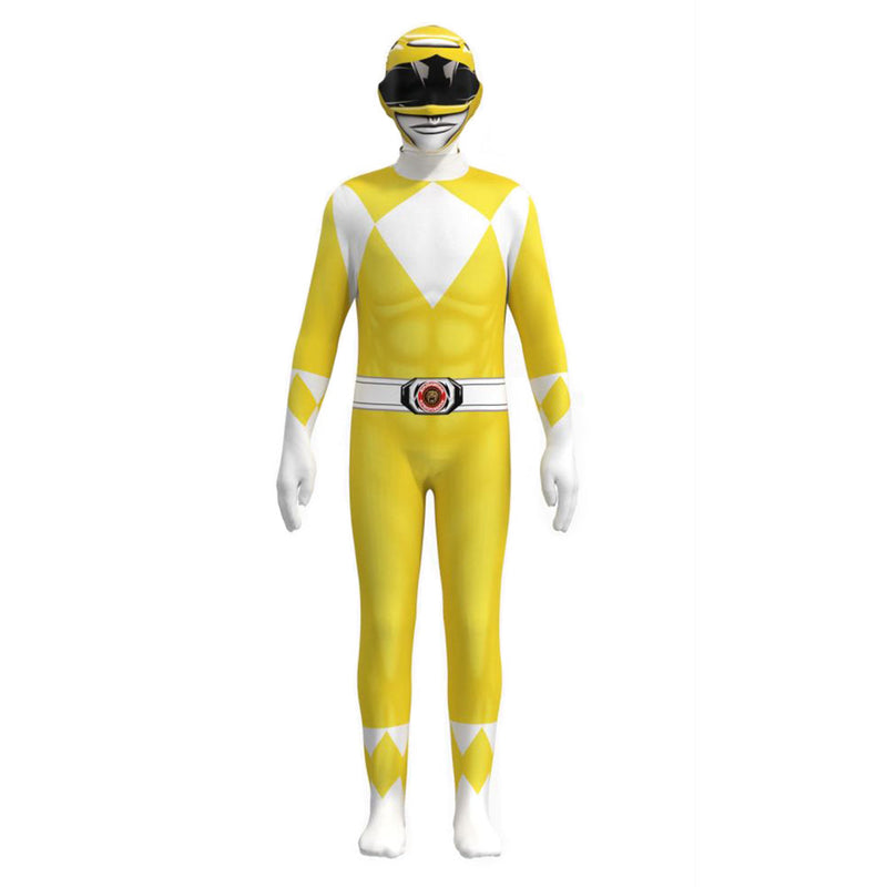 Kids  Mighty Morphin Power Rangers Trini Cosplay Costume Halloween Carnival Suit