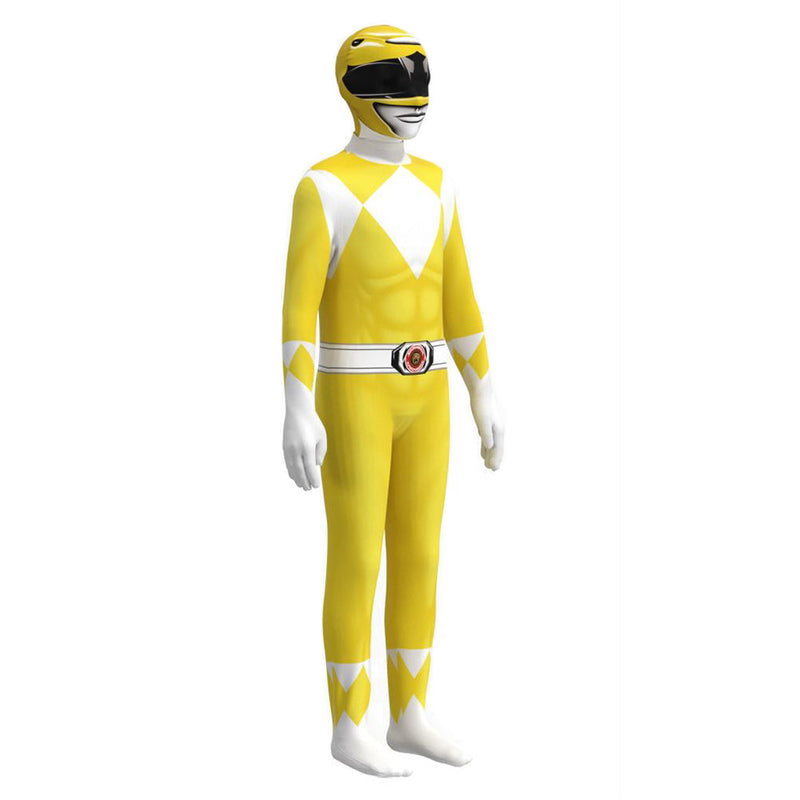 Kids  Mighty Morphin Power Rangers Trini Cosplay Costume Halloween Carnival Suit