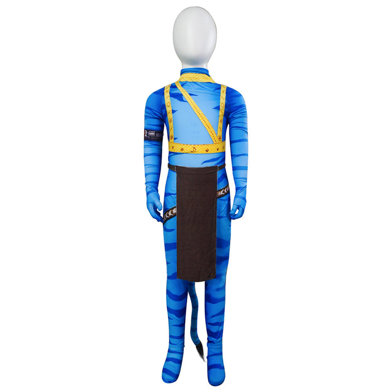 Kids Children Avatar 2  Cosplay Costume Jumpsuit Outfits Halloween Carnival Suit