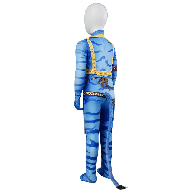 Kids Children Avatar 2  Cosplay Costume Jumpsuit Outfits Halloween Carnival Suit