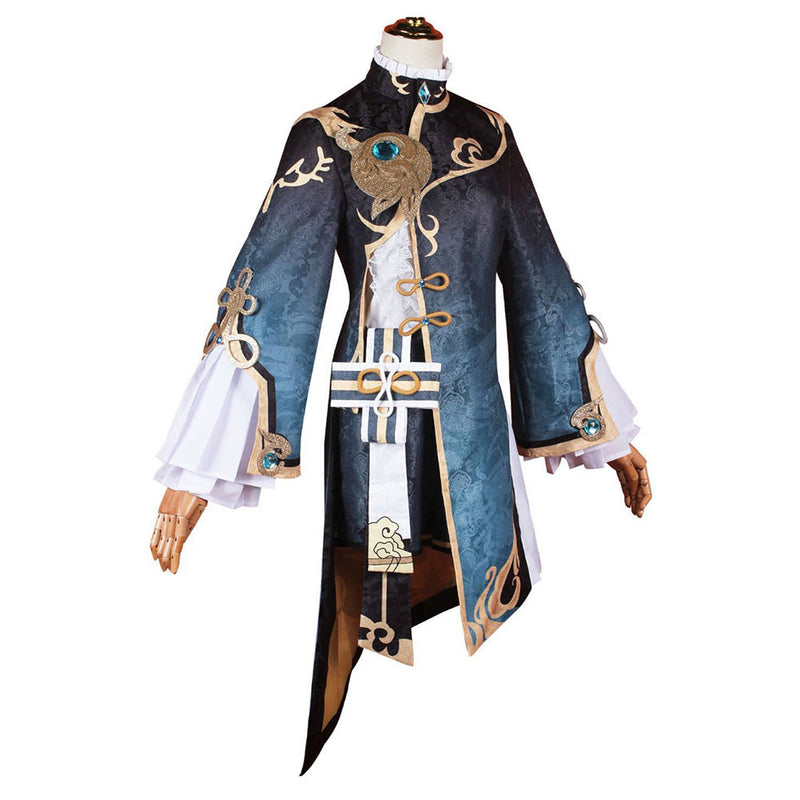 Genshin Impact Xingqiu Cosplay Costume Shirt Coat Outfits Halloween Carnival Suit