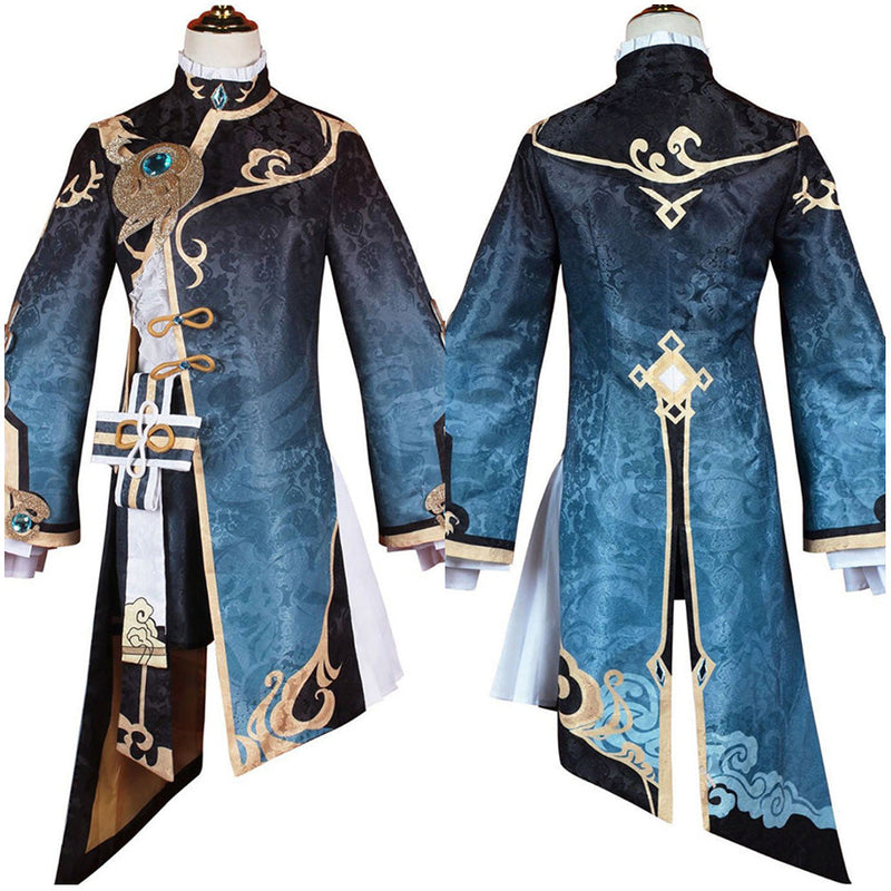 Genshin Impact Xingqiu Cosplay Costume Shirt Coat Outfits Halloween Carnival Suit