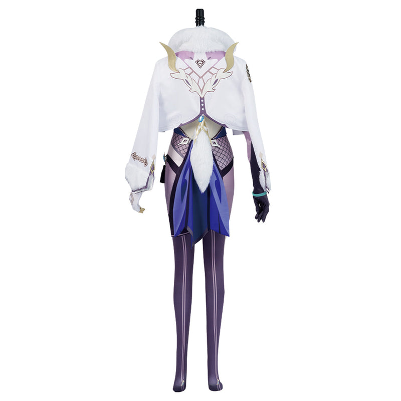 Genshin Impact Yelan Cosplay Costume Outfits Halloween Carnival Suit