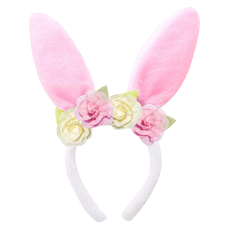 Kids Girls Easter Bunny Cosplay Costume Outfits Halloween Carnival Suit