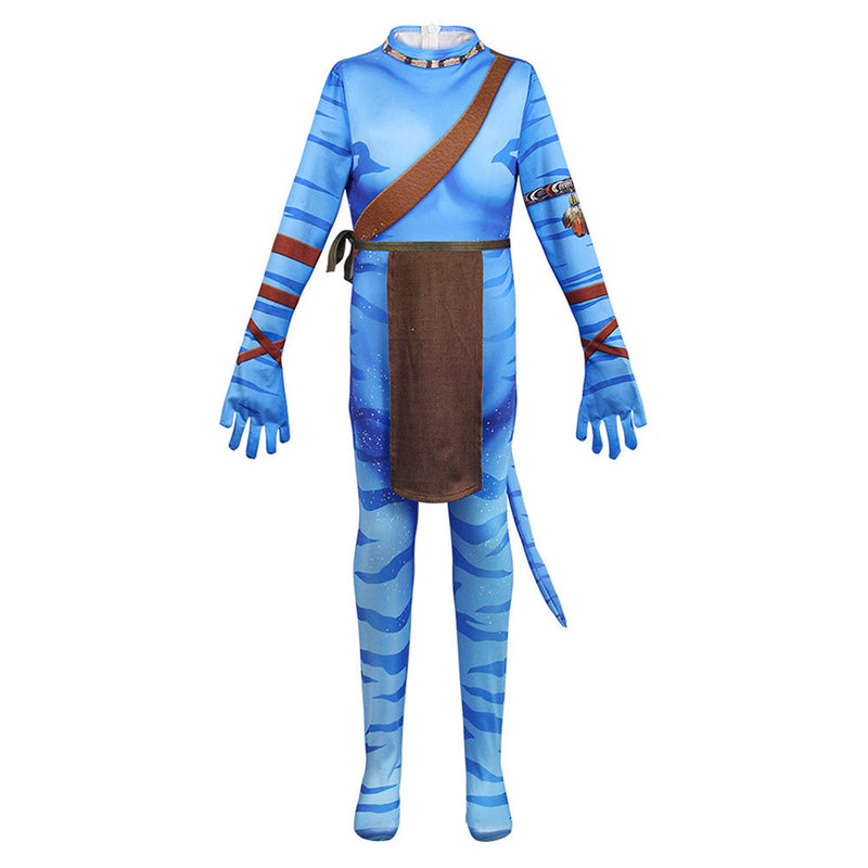 Kids Children  Avatar：The Way of Water Jake Sully Cosplay Costume Outfits Halloween Carnival Party Suit