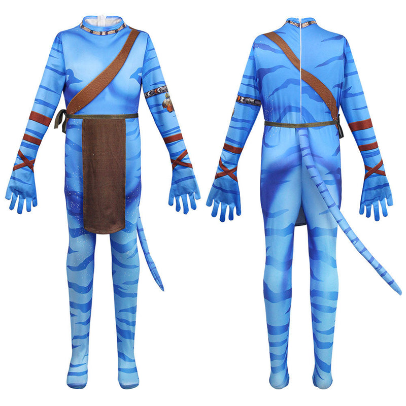 Kids Children  Avatar：The Way of Water Jake Sully Cosplay Costume Outfits Halloween Carnival Party Suit