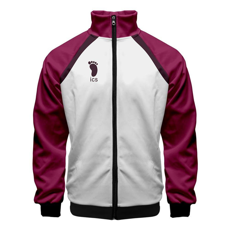 Anime Haikyuu!! Cosplay Jacket Shiratoizawa Academy Volleyball Club Sportswear Costumes Coat