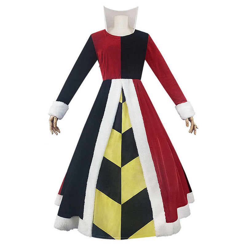 Alice in Wonderland Queen Of Hearts Cosplay Costume Dress Outfits Halloween Carnival Suit