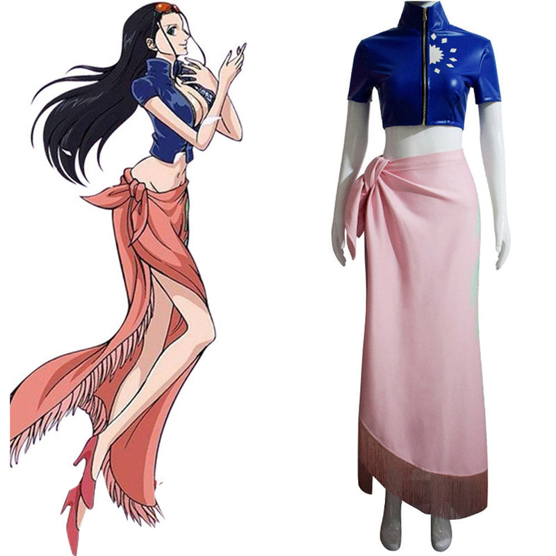 One Piece Nico Robin Cosplay Costume Dress Outfits Halloween Carnival Suit