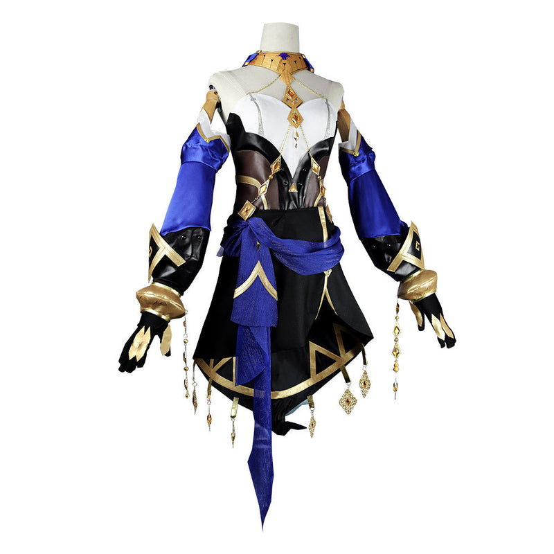 Genshin Impact Layla Cosplay Costume Halloween Carnival Suit