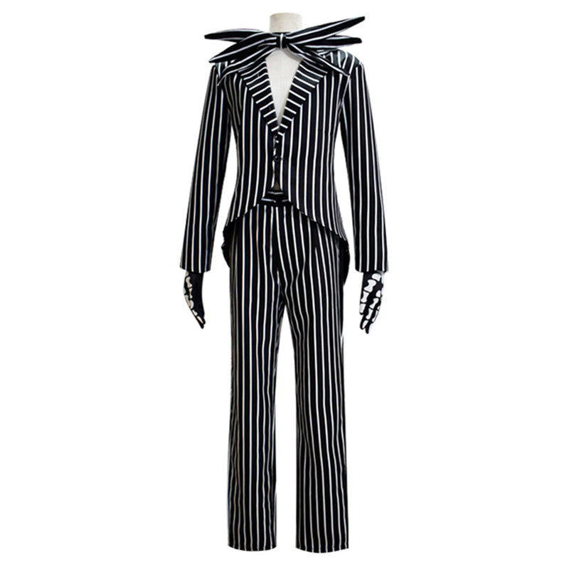 The Nightmare Before Christmas Jack Skellington Cosplay Costume Outfits Halloween Carnival Suit