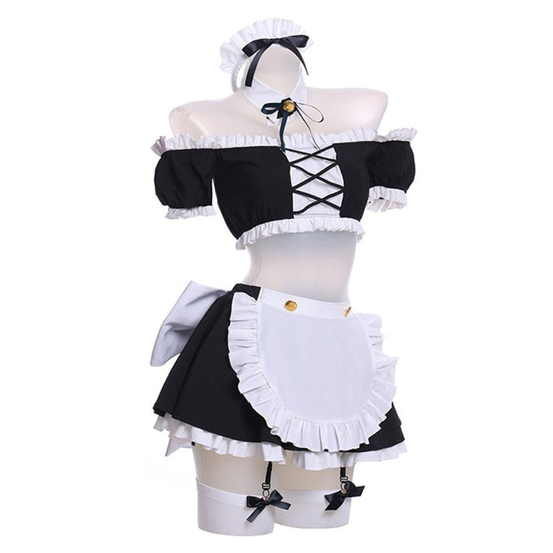 DATE A LIVE  Nia Honjou Maid Cosplay Costume Dress Outfits Halloween Carnival Suit