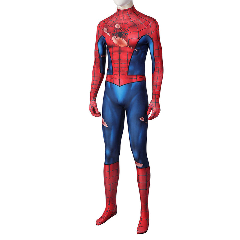 PS5 The Amazing Spider-Man Peter Parker Cosplay Costume Outfits Halloween Carnival Suit