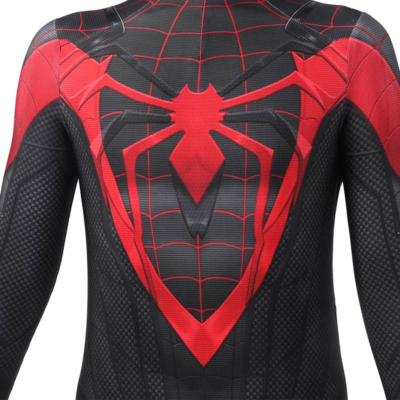 Kids Children Spiderman Miles Morales Cosplay Costume Outfits Halloween Carnival Suit