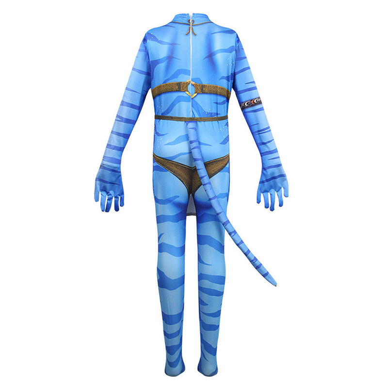 Kids Children Avatar：The Way of Water Neytiri Cosplay Costume Outfits Halloween Carnival Party Suit