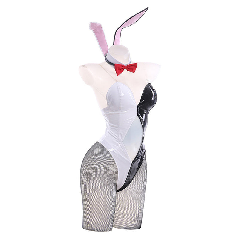 Adult Danganronpa Junko Enoshima Cosplay Costume Bunny Girls Jumpsuit Halloween Carnival Suit