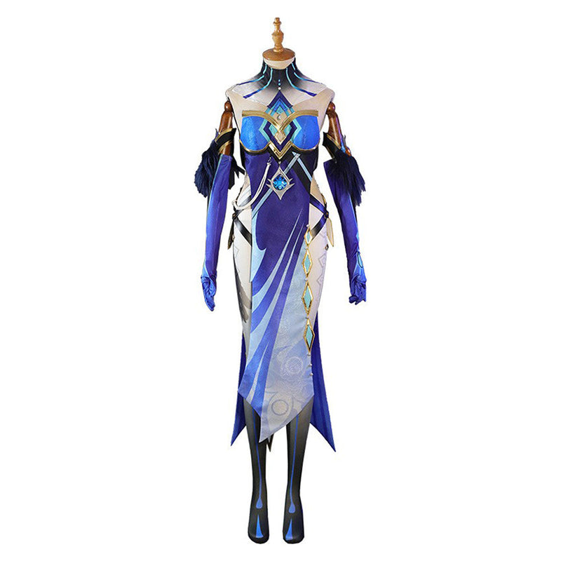 Genshin Impact Mirror Maiden Cosplay Costume Halloween Carnival Suit