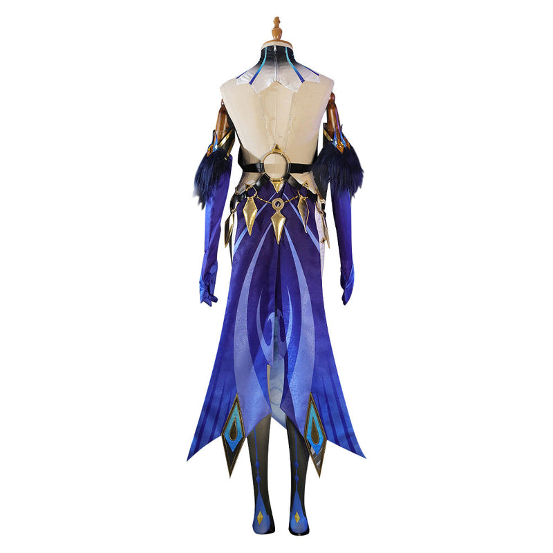 Genshin Impact Mirror Maiden Cosplay Costume Halloween Carnival Suit