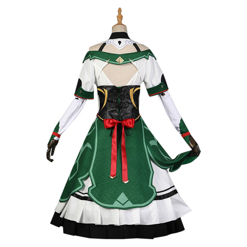 Genshin Impact Katheryne Cosplay Costume Dress Outfits Halloween Carnival Suit