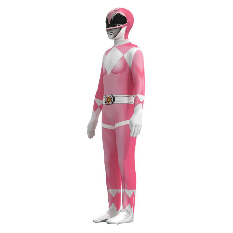 Kids Mighty Morphin Power Rangers Kimberly Cosplay Costume Halloween Carnival Suit