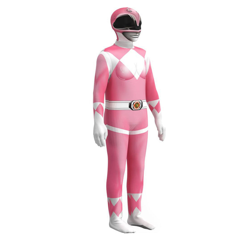 Kids Mighty Morphin Power Rangers Kimberly Cosplay Costume Halloween Carnival Suit