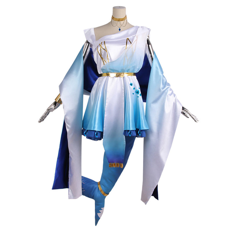 Vtuber Gawr Gura Cosplay Costume Outfits Halloween Carnival Suit