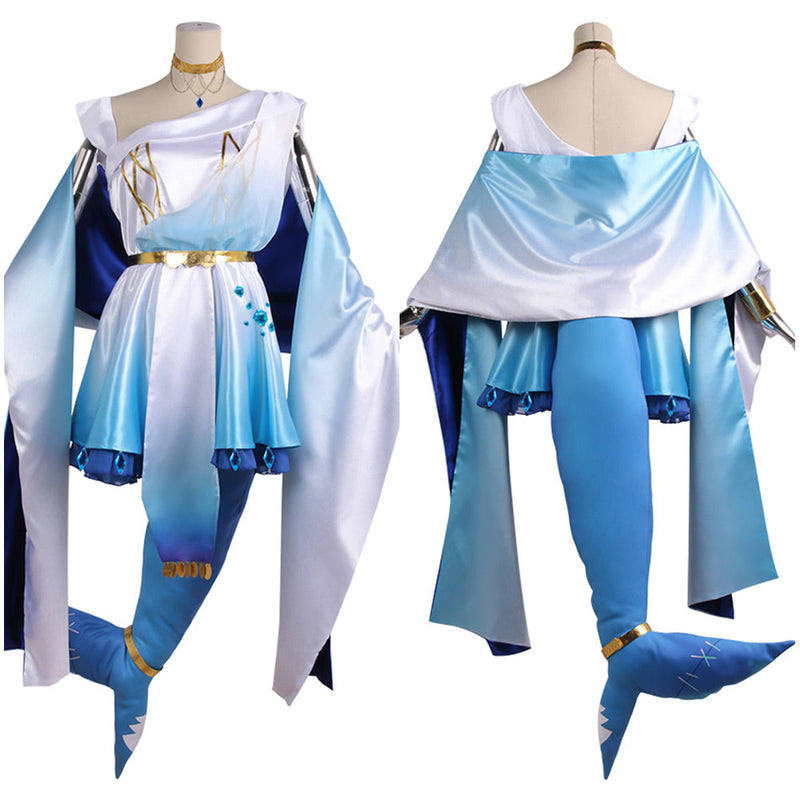 Vtuber Gawr Gura Cosplay Costume Outfits Halloween Carnival Suit