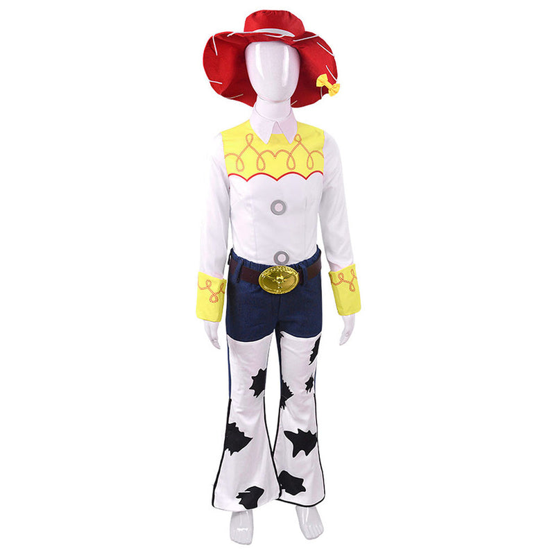 Kids Children Toy Story Jessie Cosplay Costume Outfits Halloween Carnival Suit