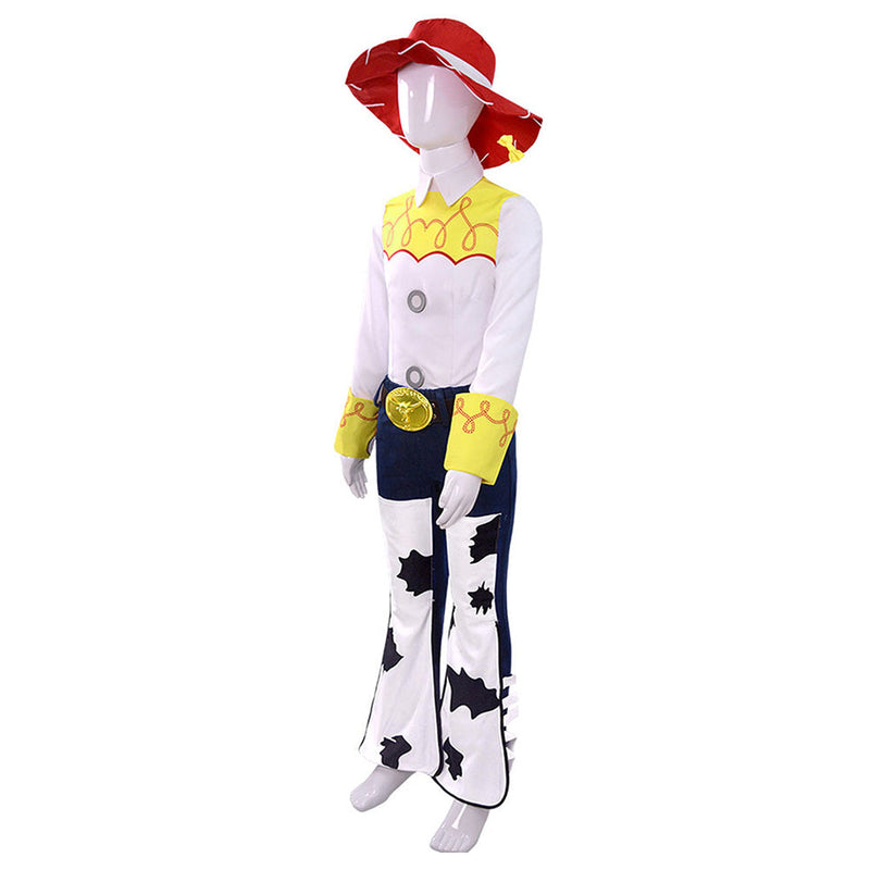 Kids Children Toy Story Jessie Cosplay Costume Outfits Halloween Carnival Suit