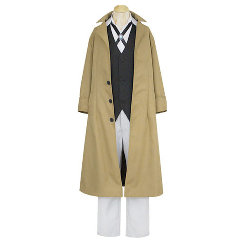 Bungo Stray Dogs Dazai Osamu Cosplay Costume Outfits Halloween Carnival Suit