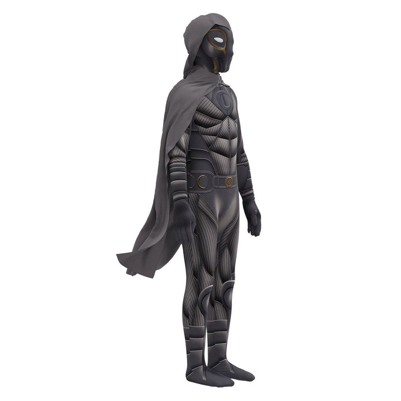 KIds Moon Knight Cosplay Costume Jumpsuit Cloak Mask Outfits Halloween Carnival Suit