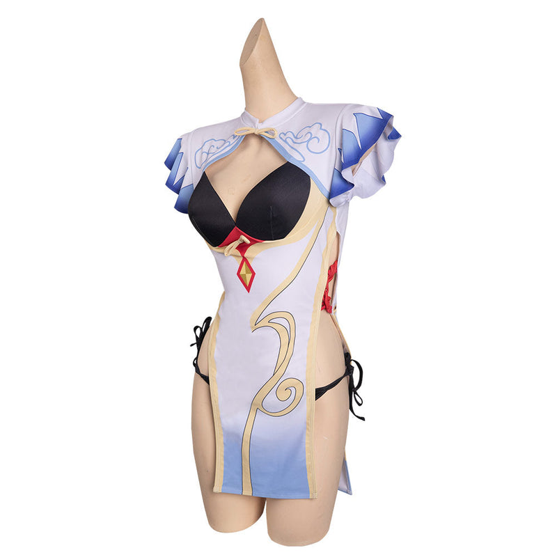 Genshin Impact-Ganyu Cosplay Costume Original Design Jumpsuit Swimwear Outfits Halloween Carnival Party Suit