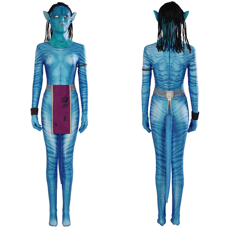 Kids Children Avatar：The Way of Water Neytiri Cosplay Costume Outfits Halloween Carnival Party Suit