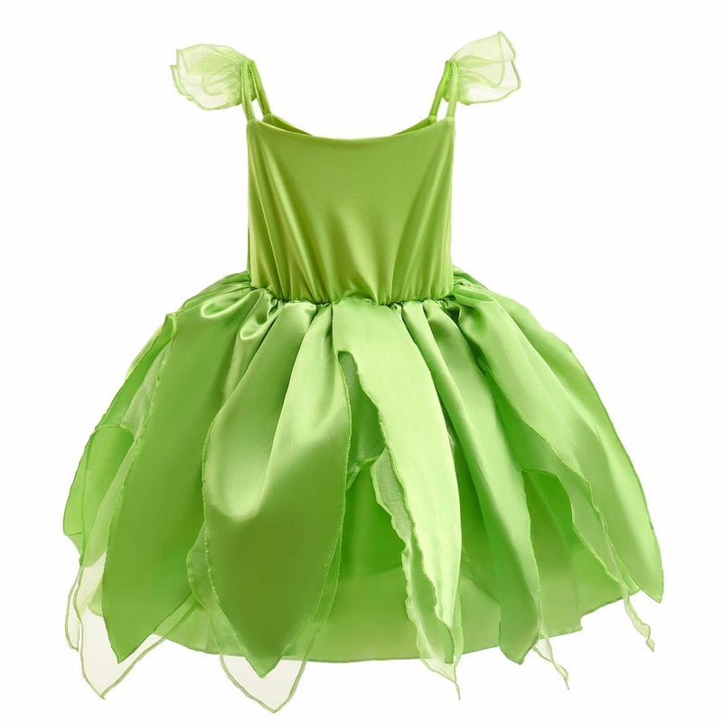 Kids Girls Tinker Bell Cosplay Costume Dress Outfits Halloween Carnival Suit