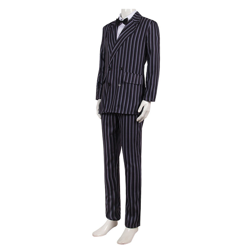 The Addams Family Gomez Addams Cosplay Costume Outfits Halloween Carnival Suit