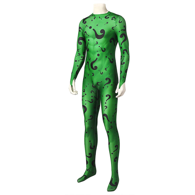 The Batman 2022-Riddler Cosplay Costume Jumpsuit Outfits Halloween Carnival Suit