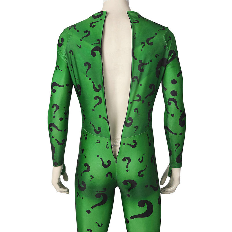 The Batman 2022-Riddler Cosplay Costume Jumpsuit Outfits Halloween Carnival Suit