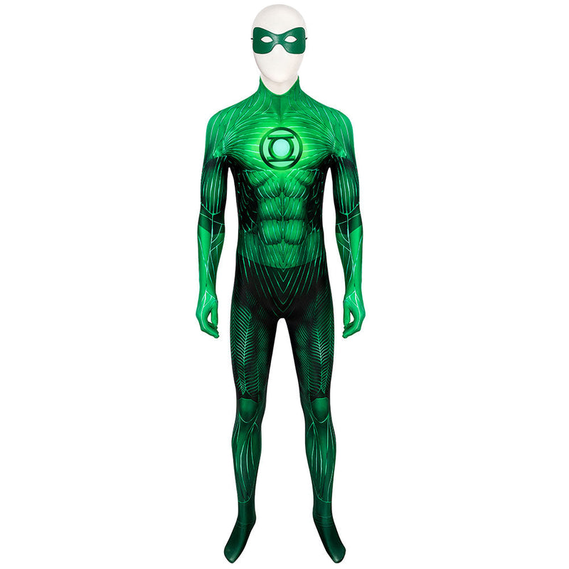 Green Lantern Hal Jordan Bodysuit Cosplay Costume Zentai Outfits